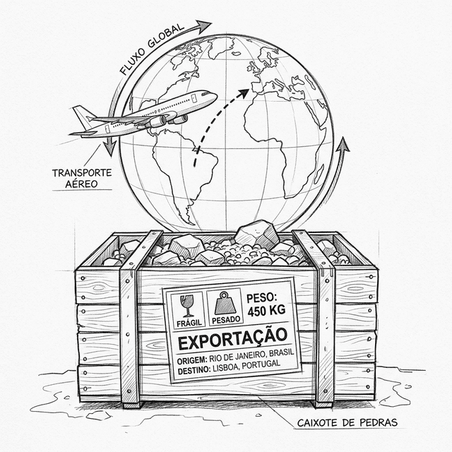 Pedra Moledo Brasileira no Mundo