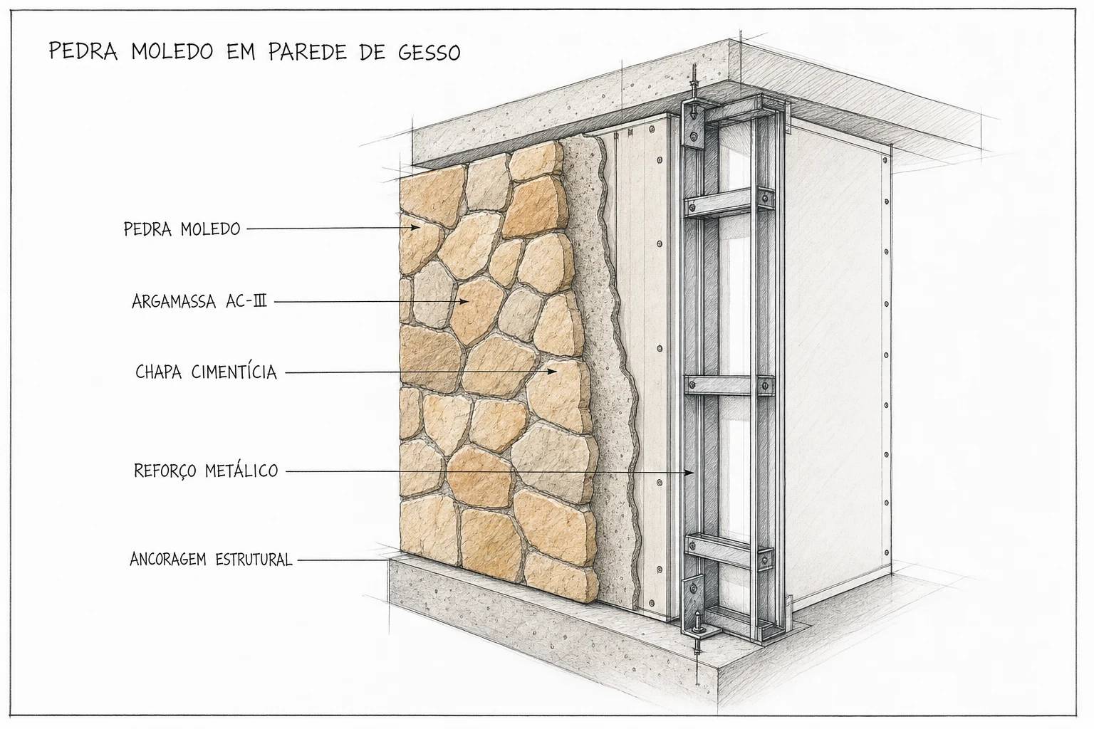 Drywall Aguenta Pedra Moledo? Riscos e Reforços