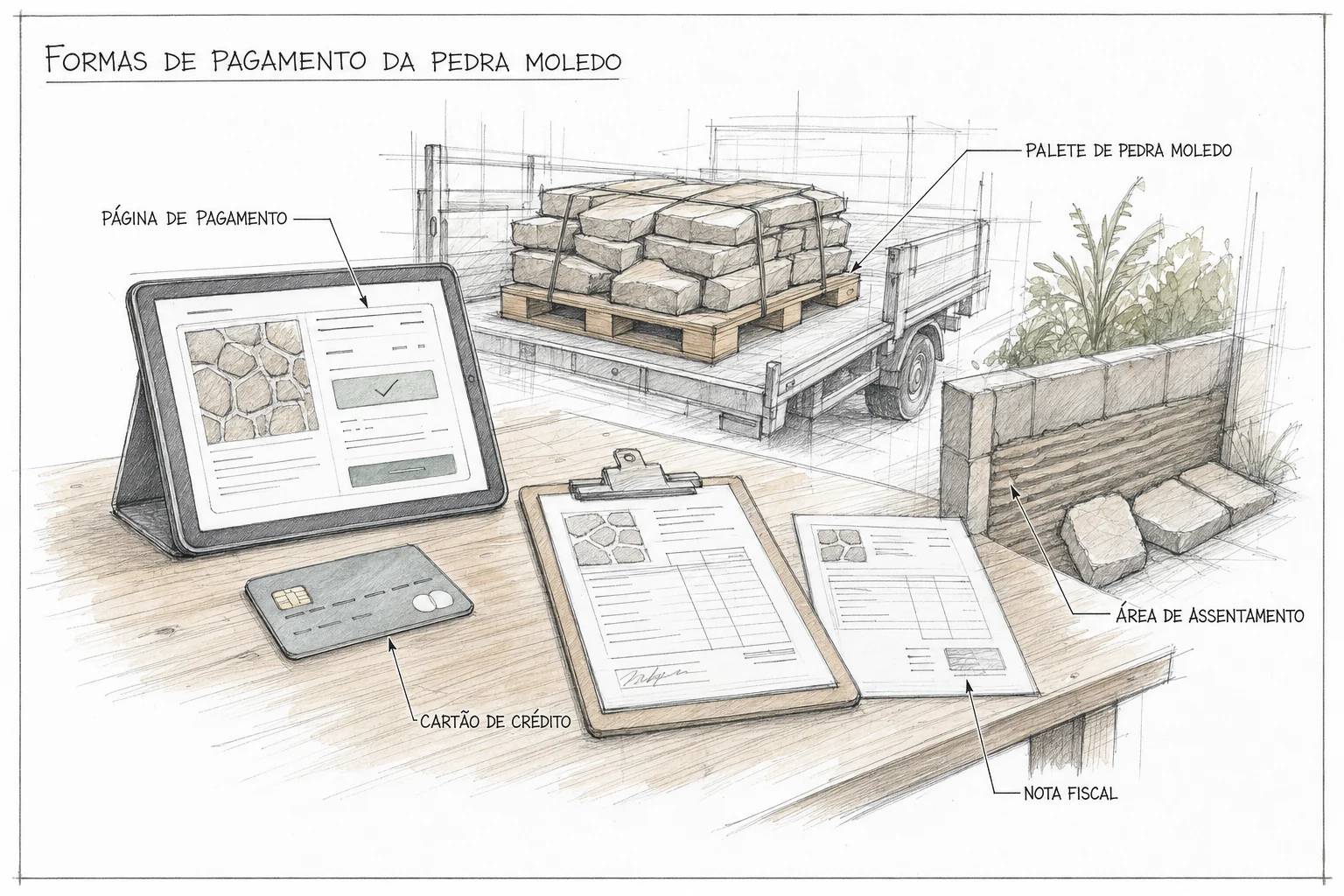 Como Pagar sua Pedra Moledo com Segurança