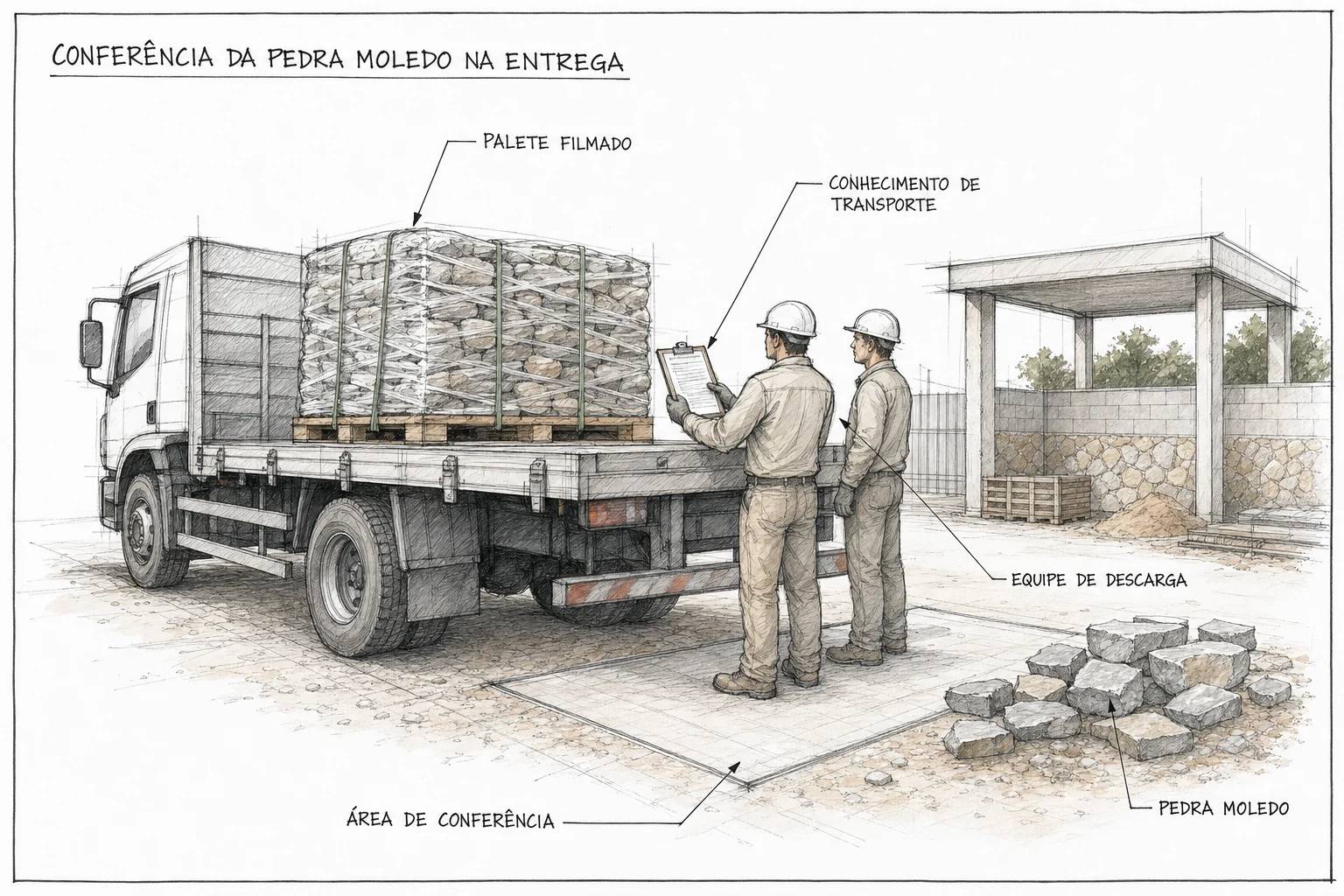 Quebra na Entrega da Pedra Moledo: de quem é