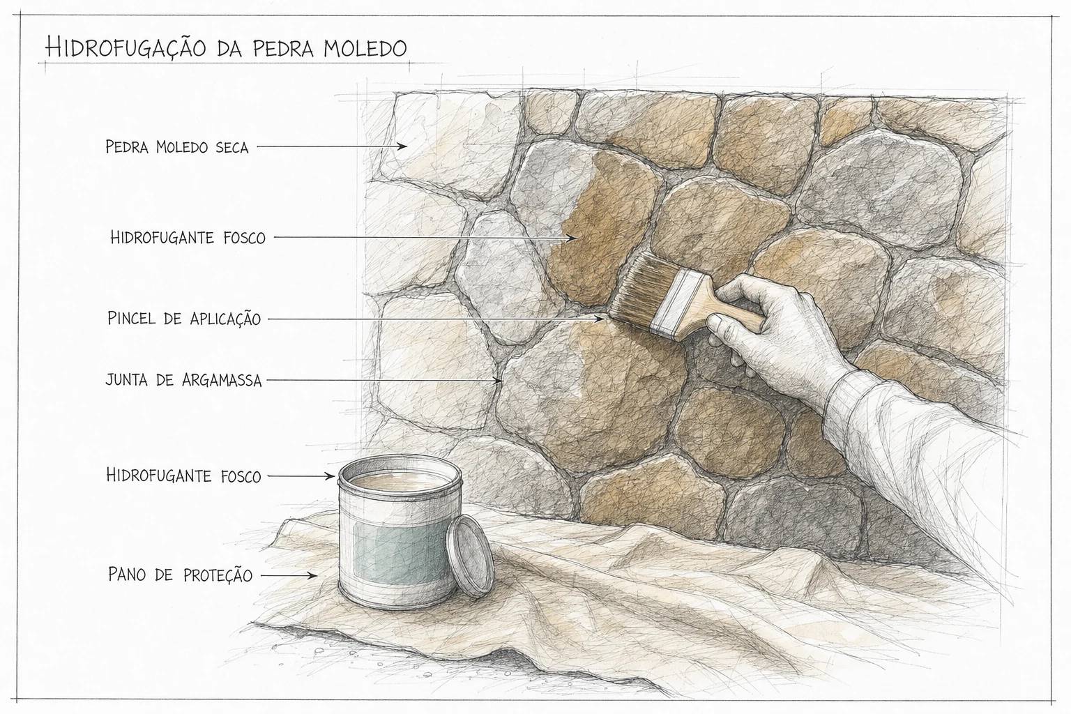 Como Impermeabilizar Pedra Moledo: Hidrofugante, Resina e Cera