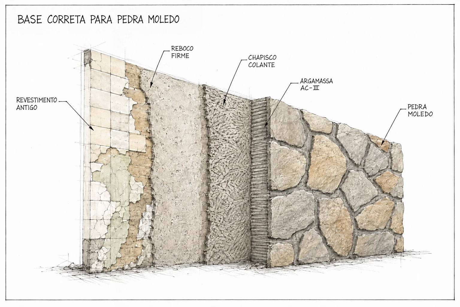 Pedra Moledo sobre Azulejo, Textura ou Grafiato: Pode?