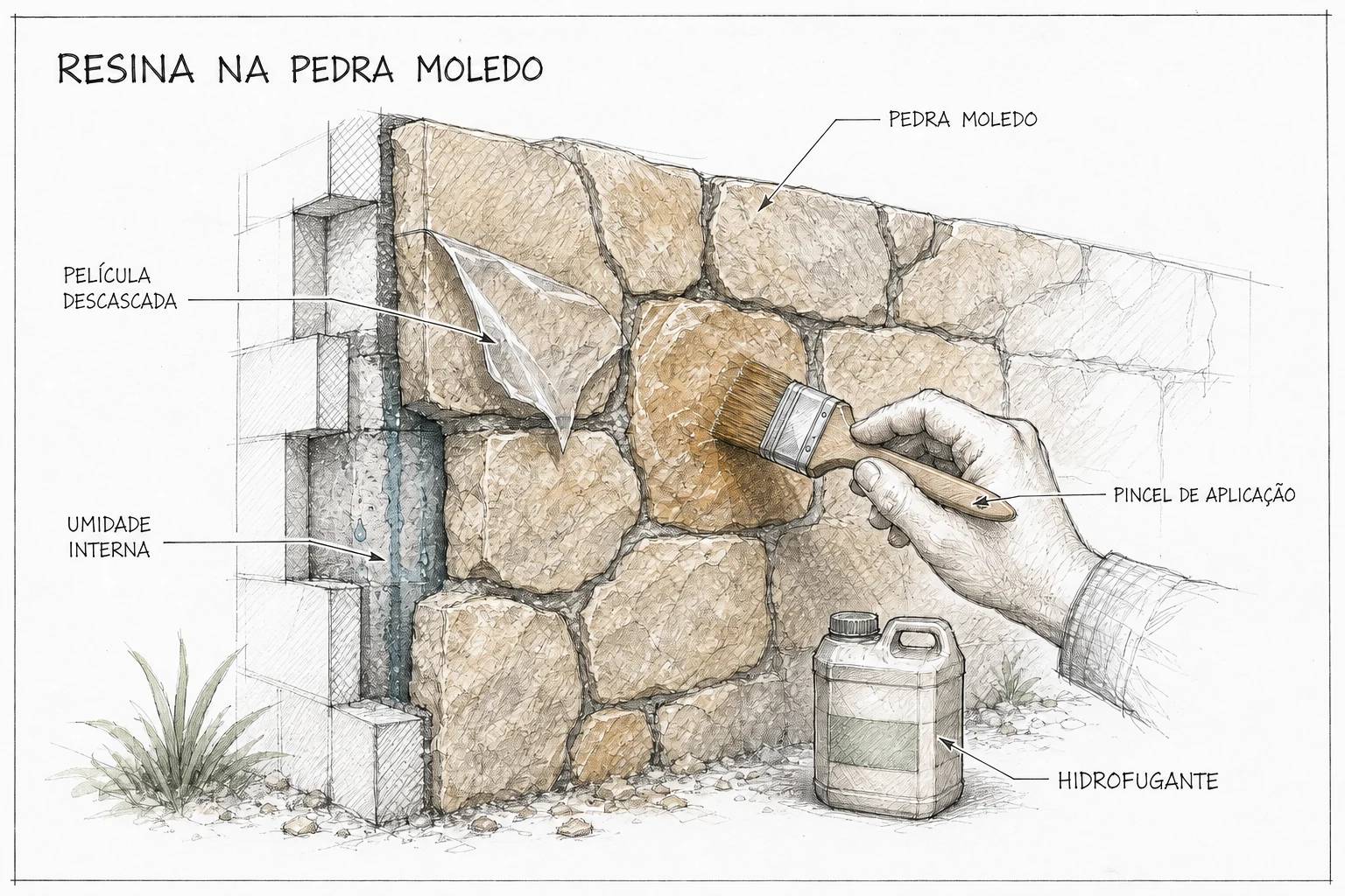 Pode Passar Resina na Pedra Moledo?