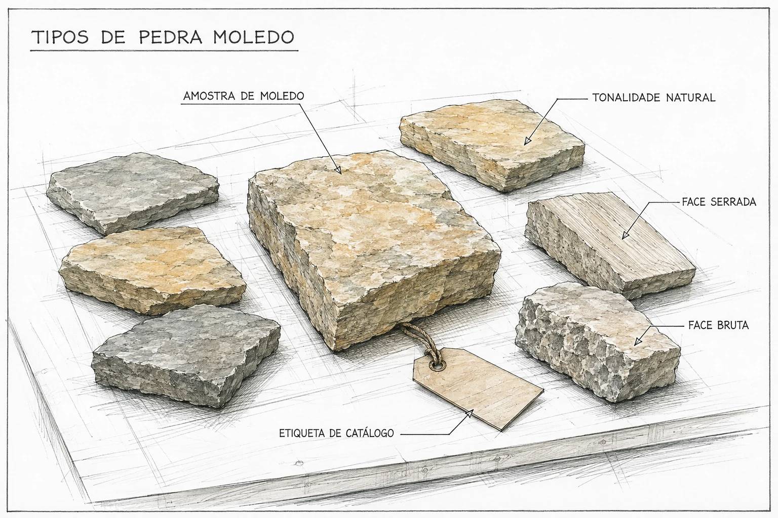 Tipos de Pedra Moledo: Todos os Nomes do Mercado