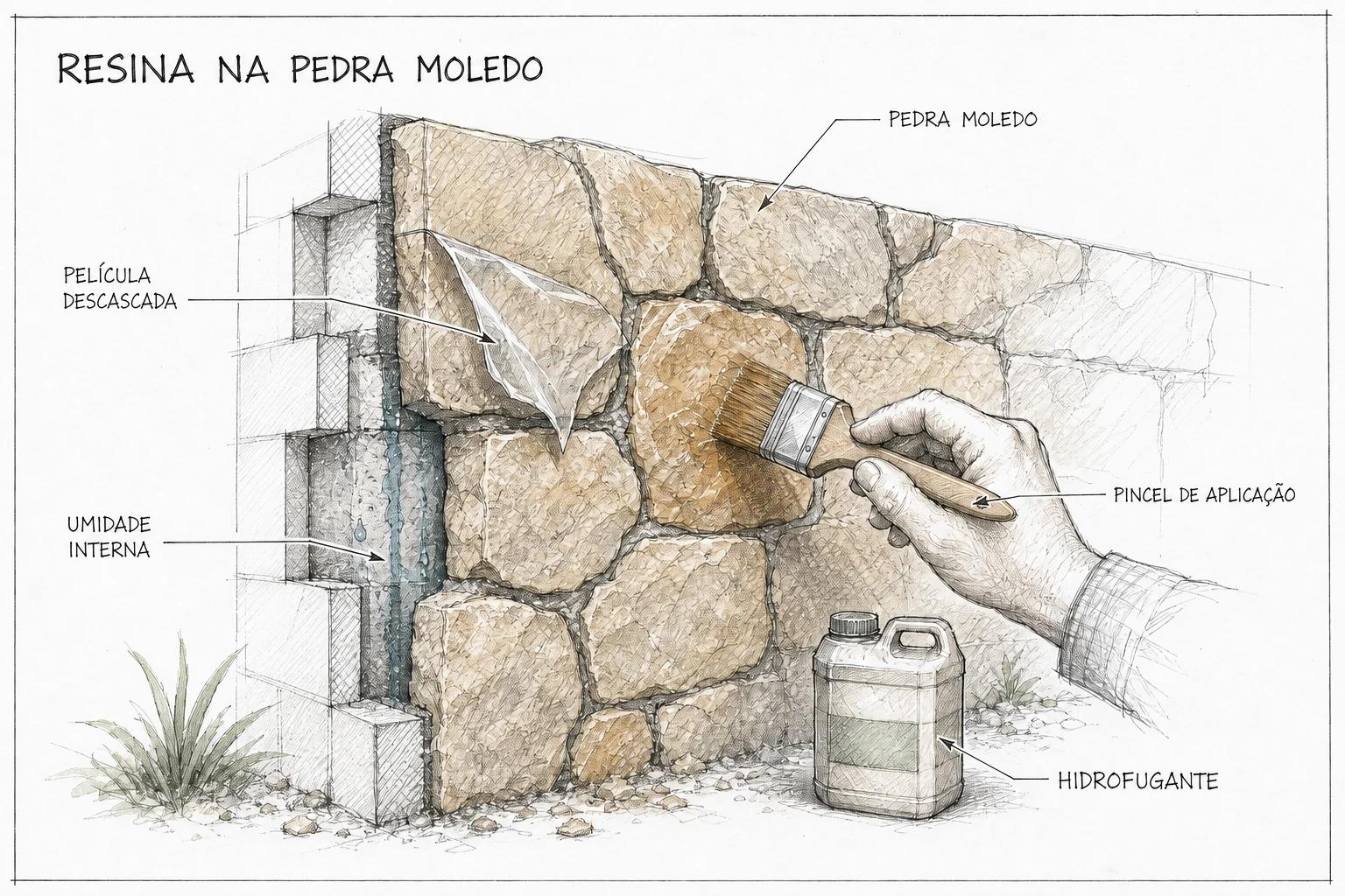 Pode Passar Resina na Pedra Moledo?