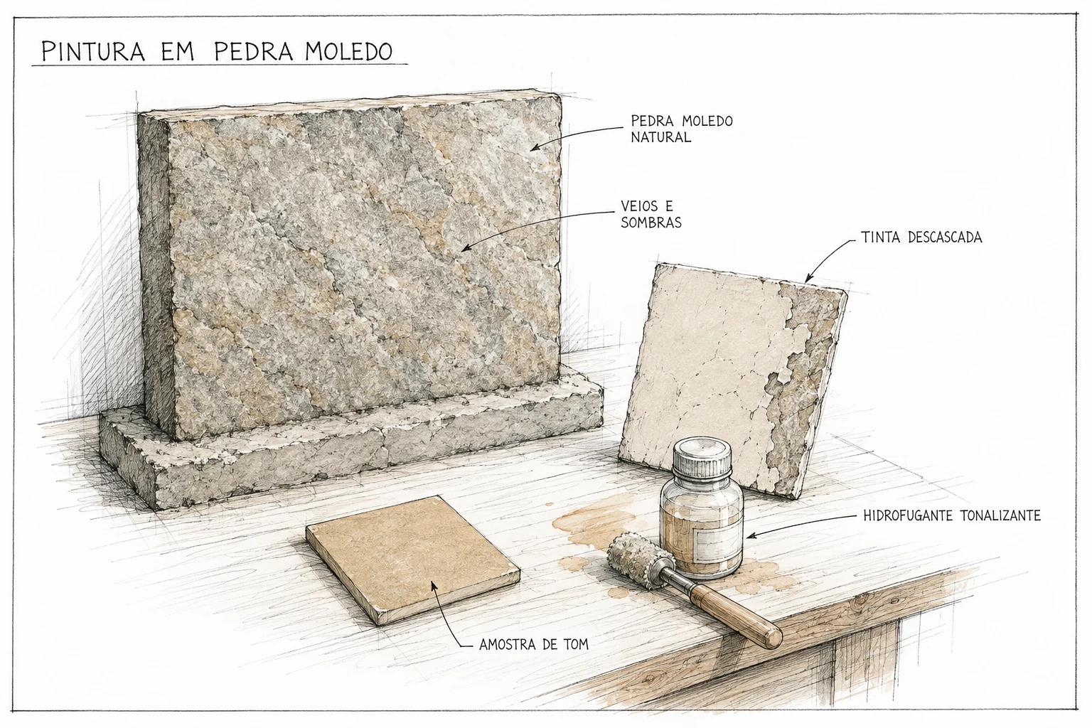 Posso Pintar a Pedra Moledo de Outra Cor?