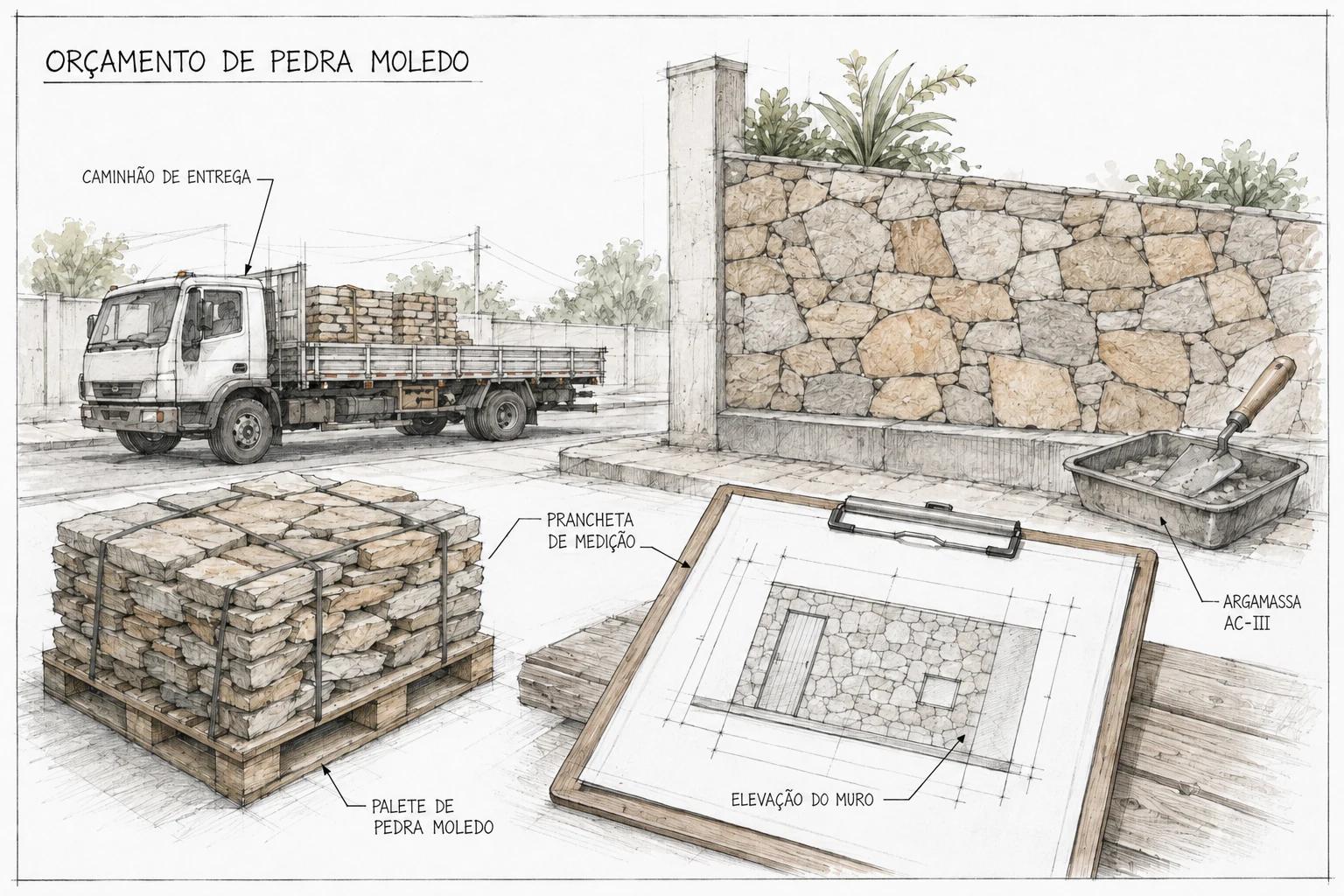 Quanto Custa o m² de Pedra Moledo: Preço, Orçamento de Obra e Pagamento