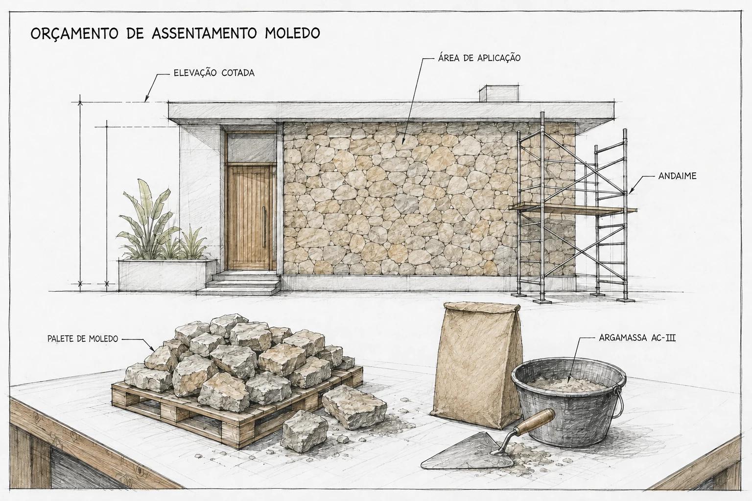 Quanto Custa a Mão de Obra para Assentar Pedra Moledo