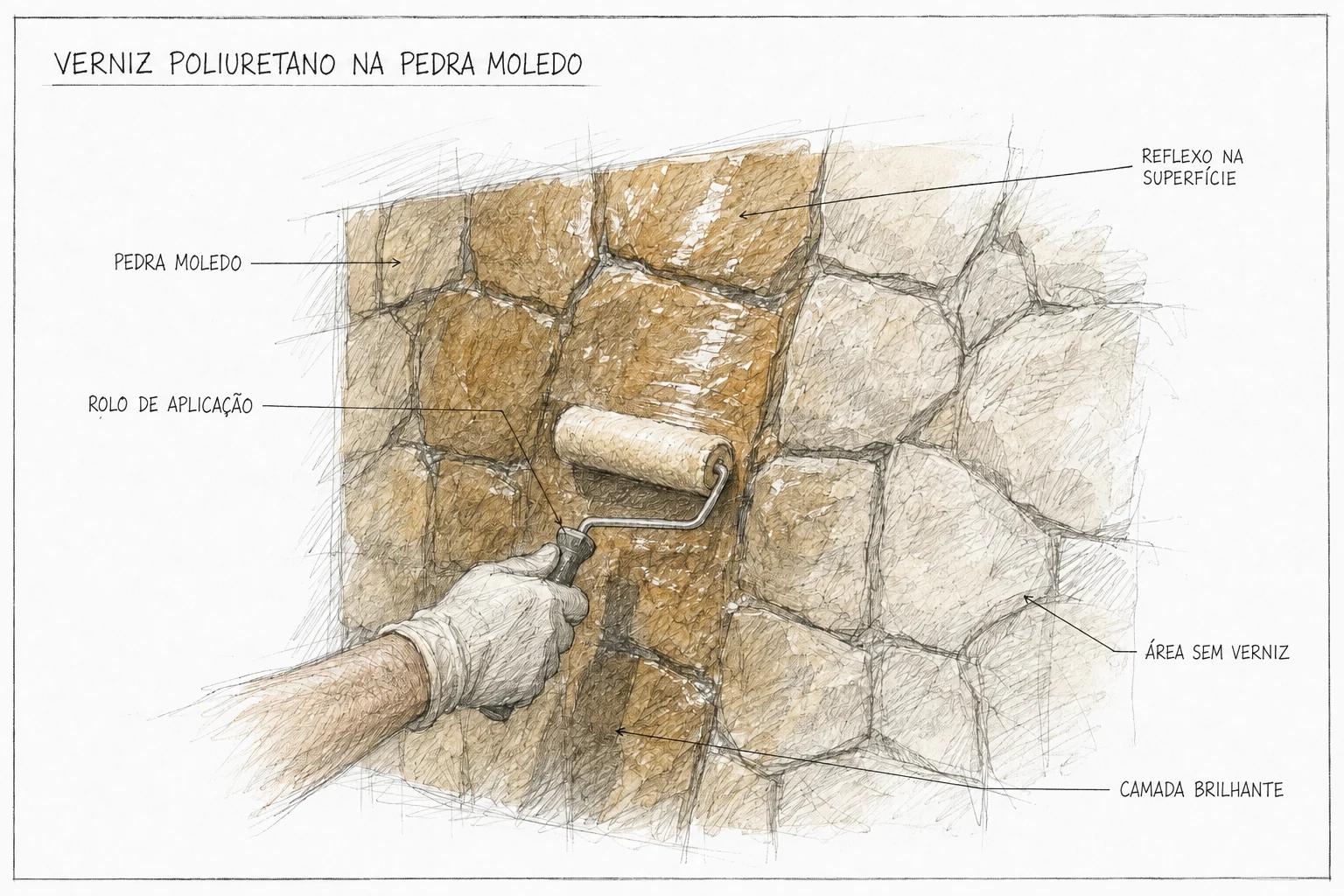 Verniz Poliuretano Funciona na Pedra Moledo?