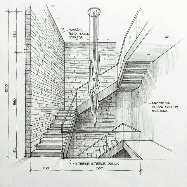 Pé Direito da Escada: O Palco da Pedra Moledo