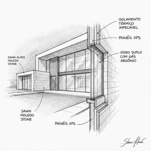 Pedra Moledo na Fachada: Beleza e Conforto Térmico