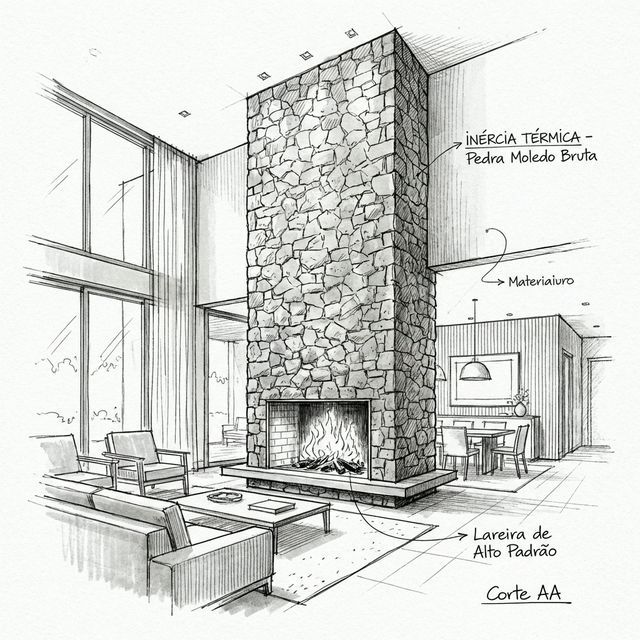 Lareiras em Pedra Moledo: Aconchego e Resistência