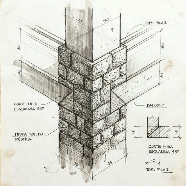 Pilares e Colunas: Transformando Estrutura em Decoração