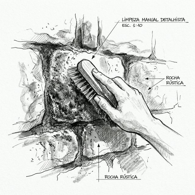 Como Limpar Pedra Moledo Encardida ou com Fungos?