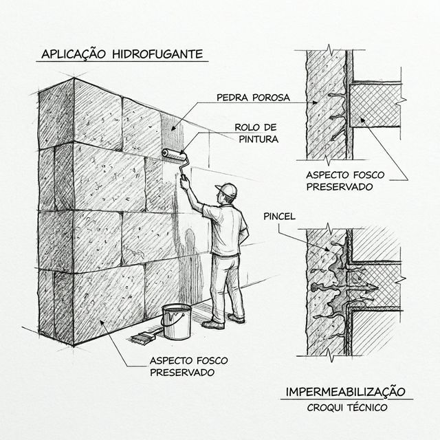 Por que Impermeabilizar a Pedra Moledo com Hidrofugante Fosco?