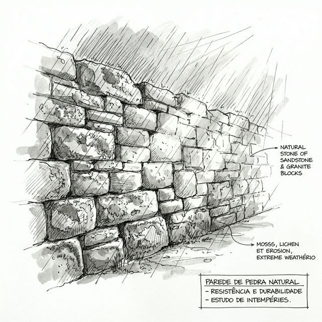 Pedra Moledo Descasca ou Esfarela com o Tempo?