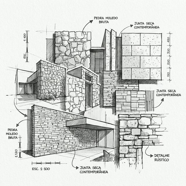 Qual o Estilo de Arquitetura que Mais Combina com Pedra Moledo?