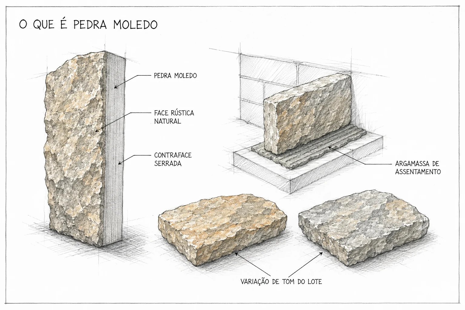 Pedra Moledo: O Que É, Características e O Que Esperar do Material