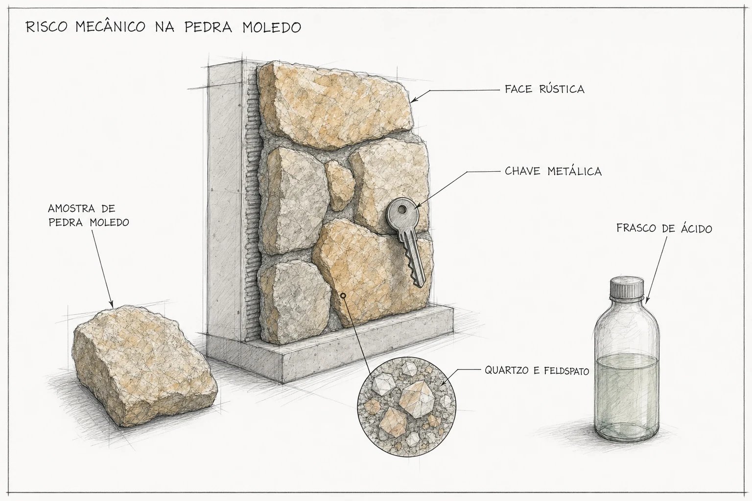A Pedra Moledo Arranha Fácil?