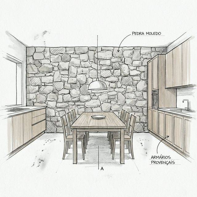 Pedra Moledo na Cozinha (Backsplash)