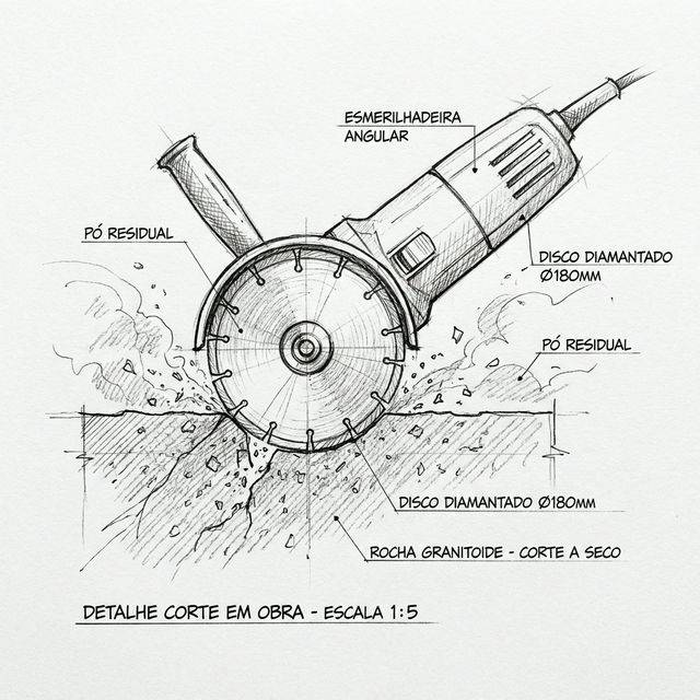 Ferramenta para Cortar Pedra Moledo