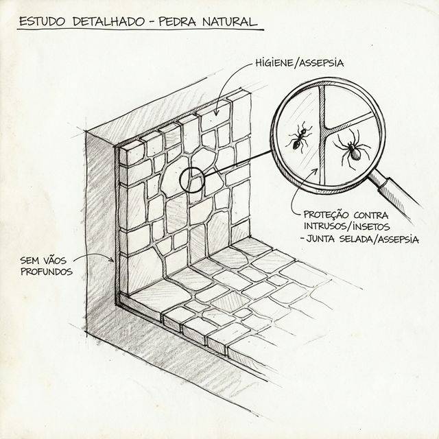 Pedra Moledo Atrai Insetos ou Aranhas?