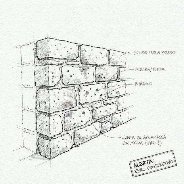 Cuidado com Pedra Moledo de 2ª Linha